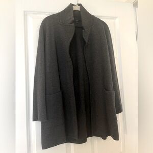 J. Crew gray sweater blazer/cardigan!